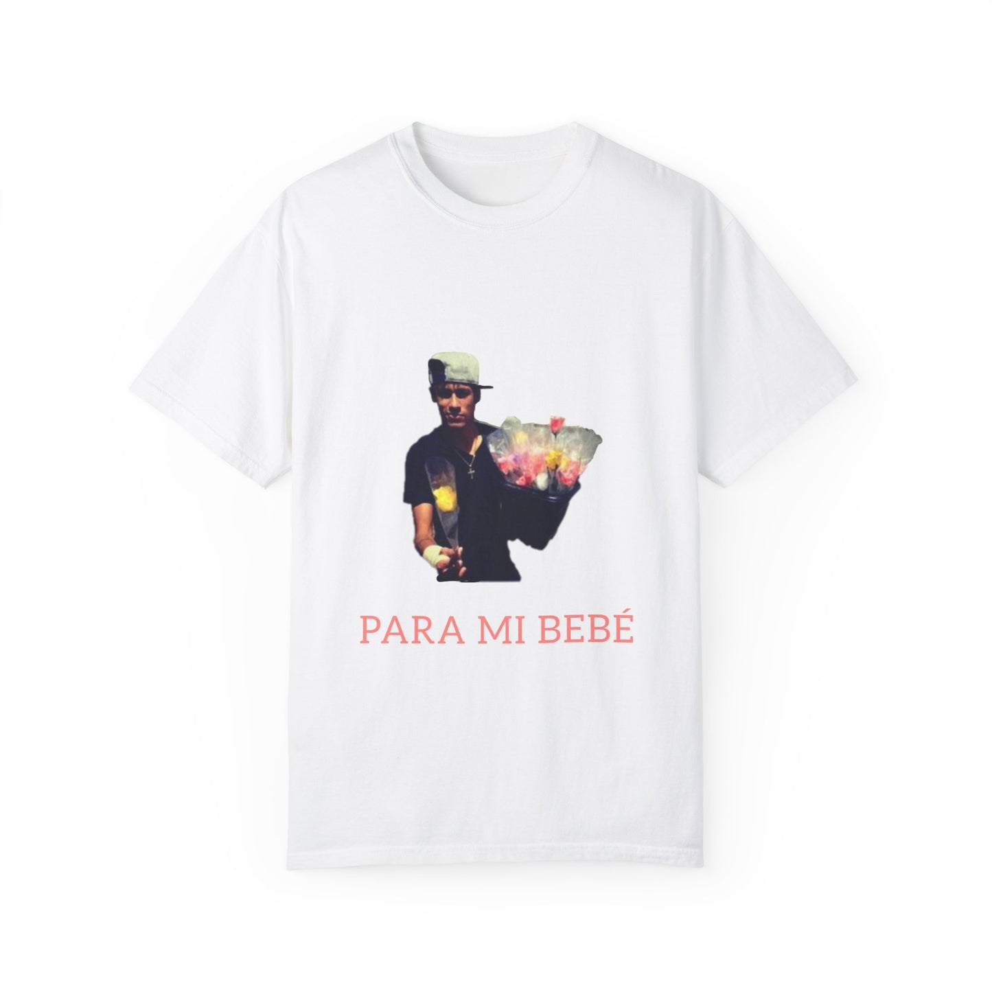 Neymar couple Garment-Dyed T-Shirt – "Para Mi Bebé" Party Vibe Tee - gymmaxxing