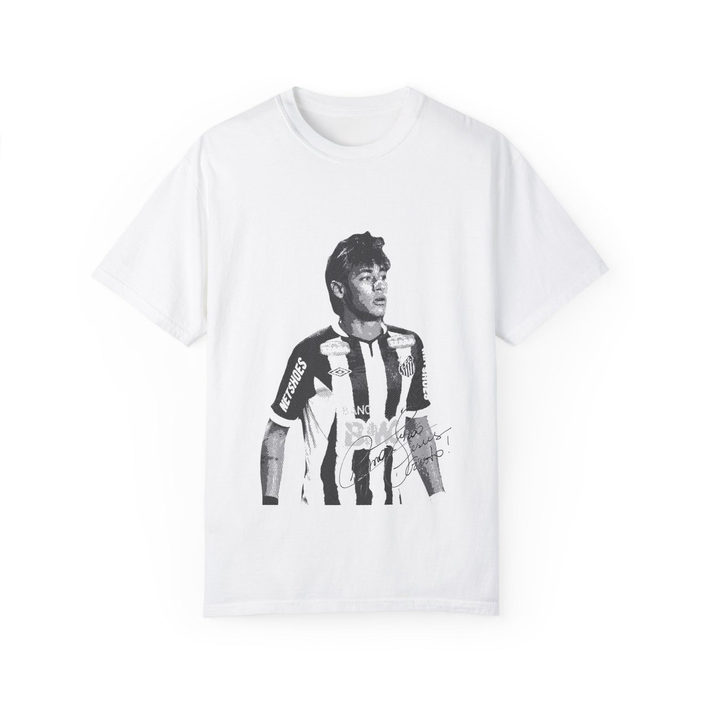 Neymar Santos Unisex Garment-Dyed T-shirt - gymmaxxing