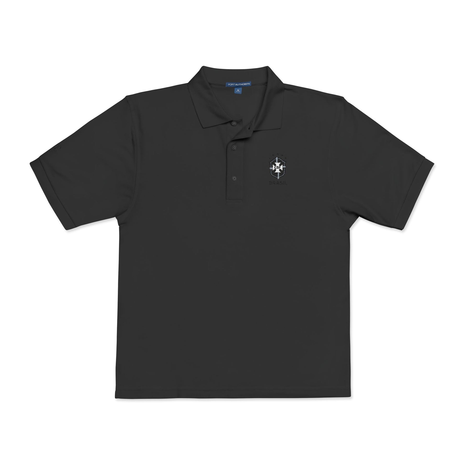 Brazilian black logo Polo Shirt - gymmaxxing