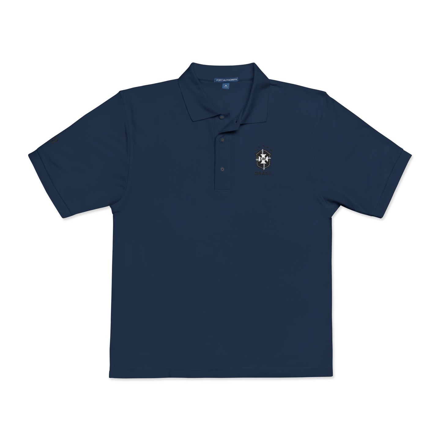 Brazilian black logo Polo Shirt - gymmaxxing