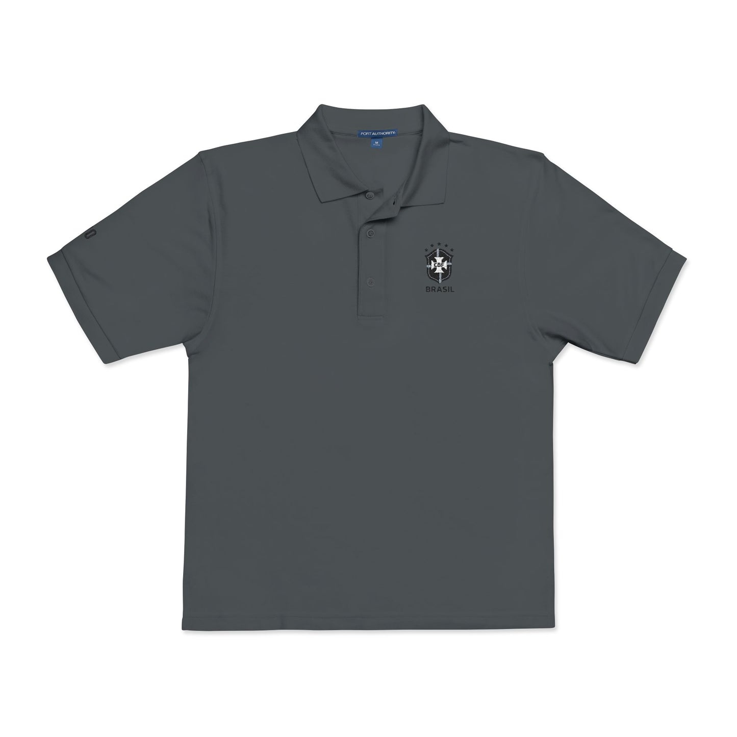 Brazilian black logo Polo Shirt - gymmaxxing